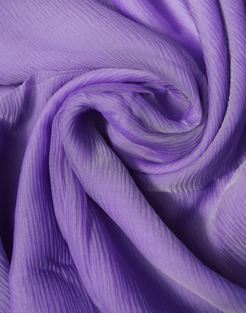 Dolce & Gabbana Purple Silk Rectangle Wrap Shawl Scarf - ClickThatClicks 