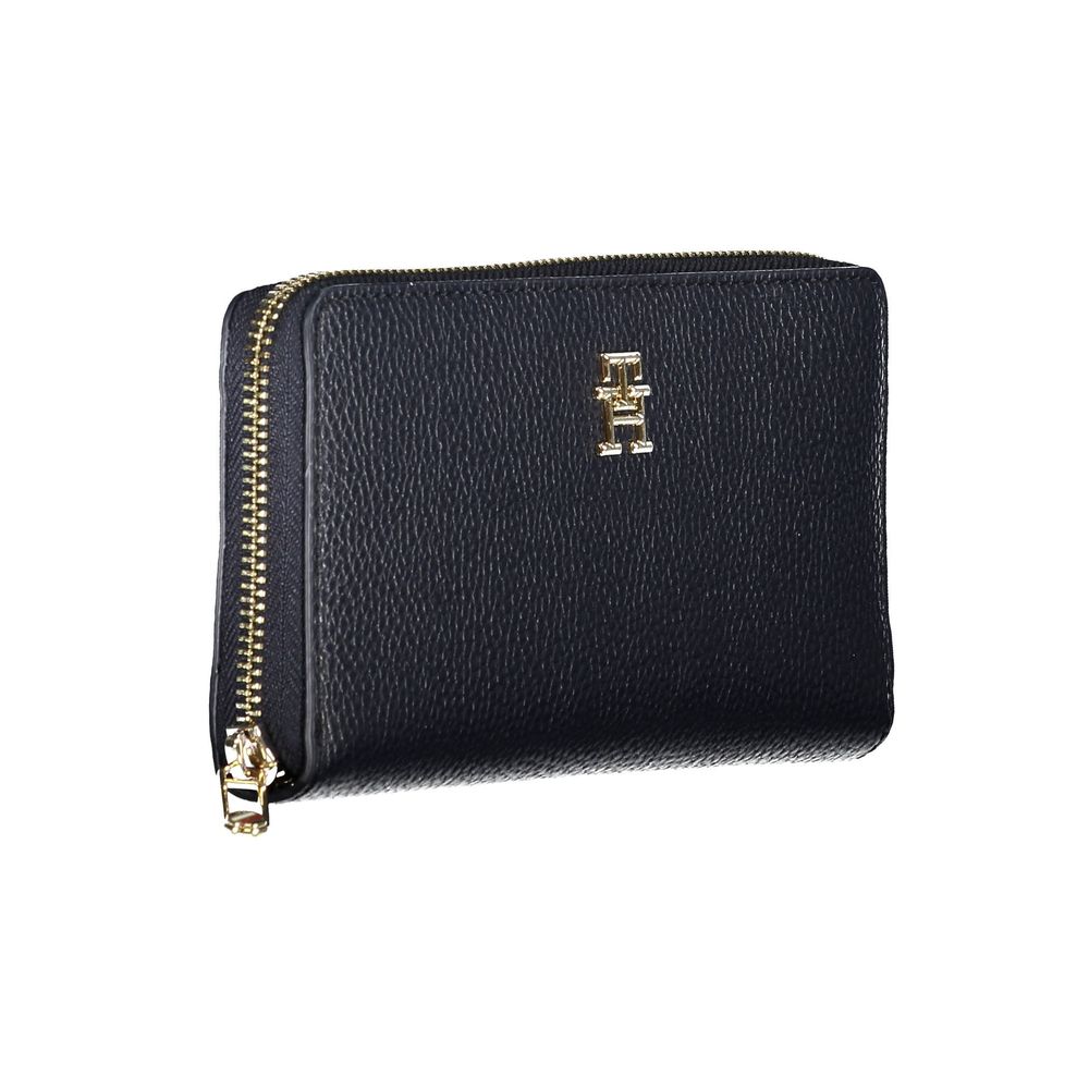 Tommy Hilfiger Blue Polyurethane Women Wallet - ClickThatClicks 
