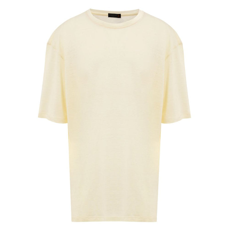 Corneliani Yellow Linen T-Shirt