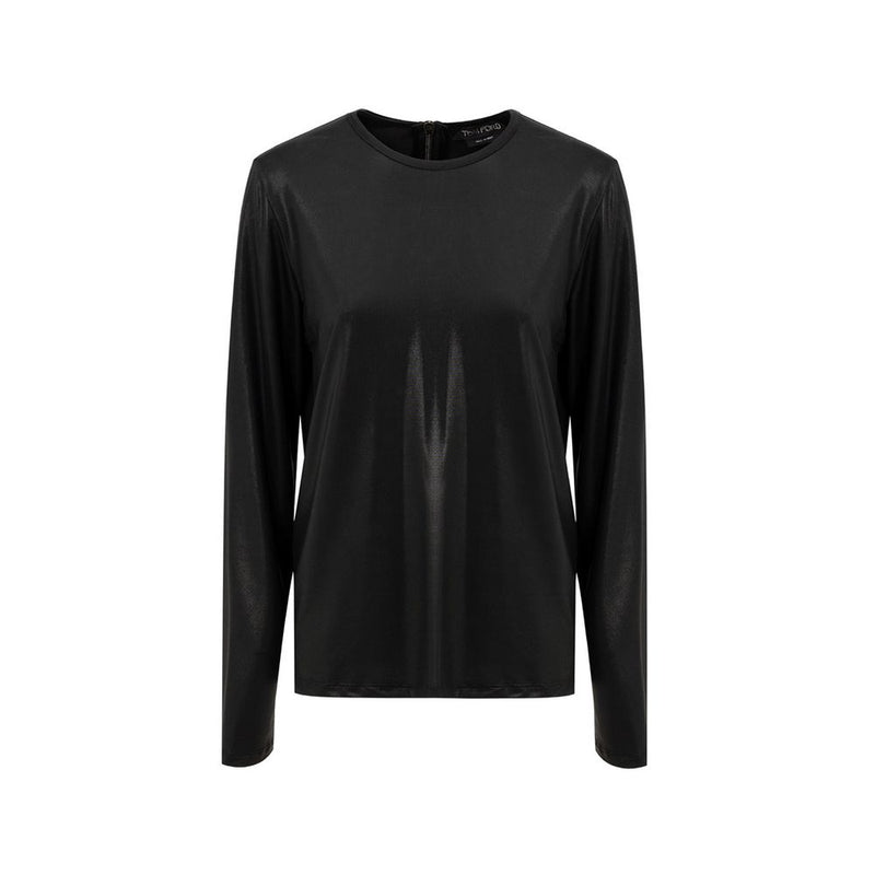 Tom Ford Black Viscose Long Sleeve