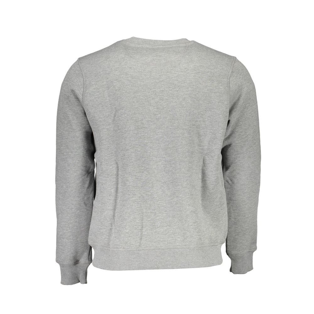 North Sails Gray Cotton Men Sweater - ClickThatClicks 