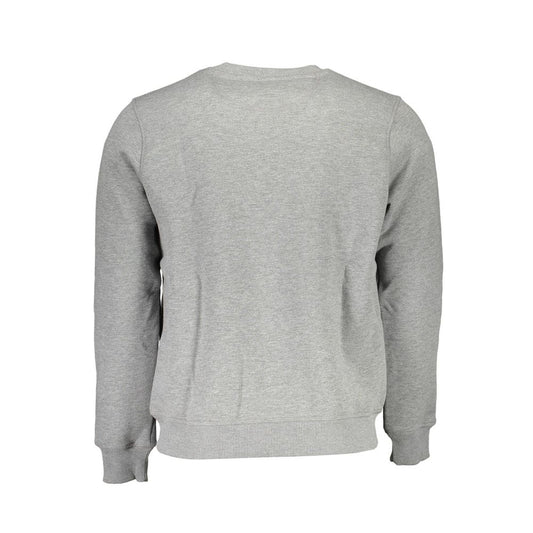 North Sails Gray Cotton Men Sweater - ClickThatClicks 