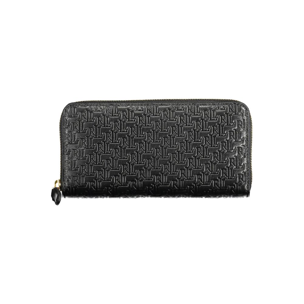 Ralph Lauren Black Leather Women Wallet - ClickThatClicks 