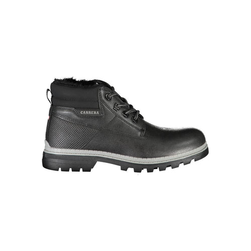 Carrera Black Polyurethane Women Ankle Boot - ClickThatClicks 