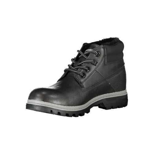 Carrera Black Polyurethane Women Ankle Boot - ClickThatClicks 