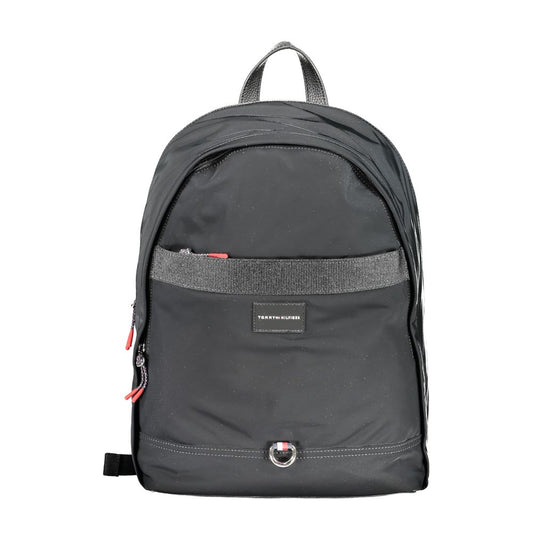 Tommy Hilfiger Black Polyester Men Backpack - ClickThatClicks 