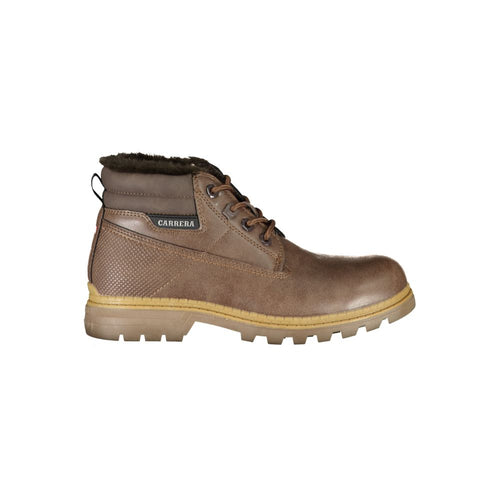 Carrera Marrone Poliuretano Woman Ankle Boot - ClickThatClicks 