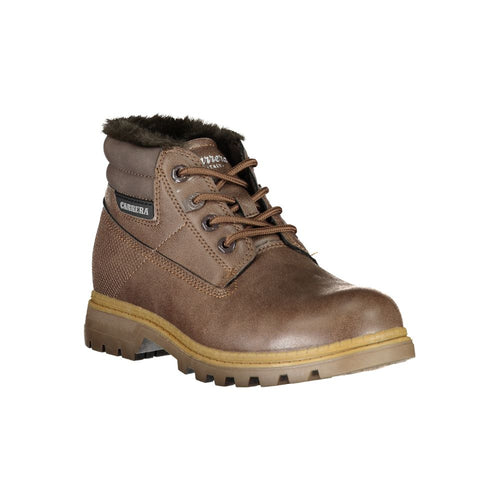 Carrera Marrone Poliuretano Woman Ankle Boot - ClickThatClicks 