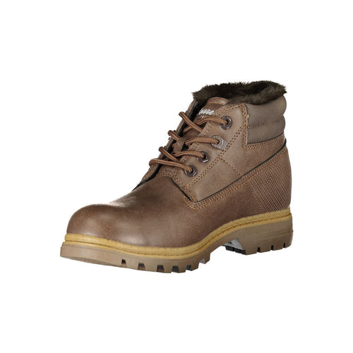 Carrera Marrone Poliuretano Woman Ankle Boot - ClickThatClicks 
