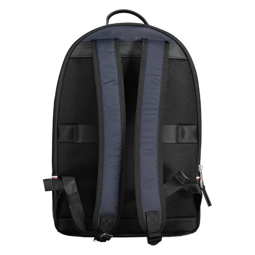 Tommy Hilfiger Blue Polyester Men Backpack - ClickThatClicks 