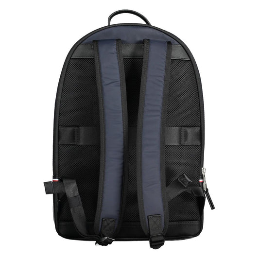 Tommy Hilfiger Blue Polyester Men Backpack - ClickThatClicks 