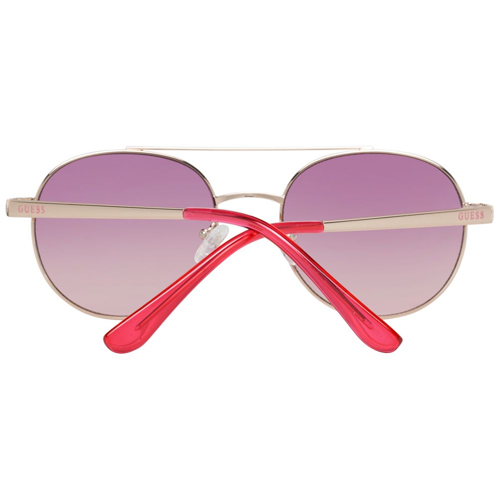 Guess Rose Gold Metal Sunglasses - ClickThatClicks 