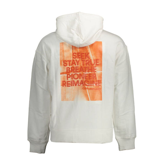 Calvin Klein Bianco Cotton Men's Sweatshirt - ClickThatClicks 