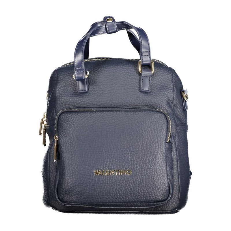 Mario Valentino Blue Polyethylene Backpack
