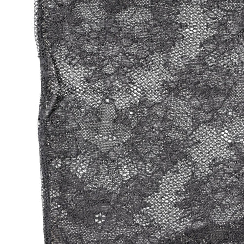 Dolce & Gabbana Black Floral Lace Cotton Stretch Stockings Socks - ClickThatClicks 