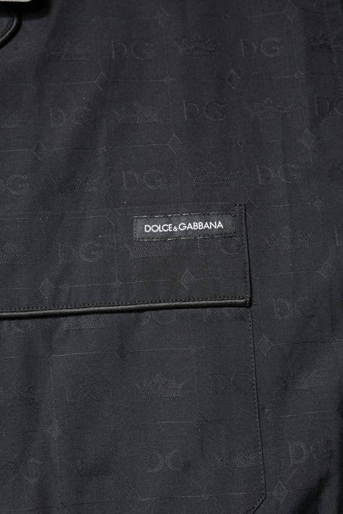 Dolce & Gabbana Black Cotton Men Pajama Set Sleepwear - ClickThatClicks 