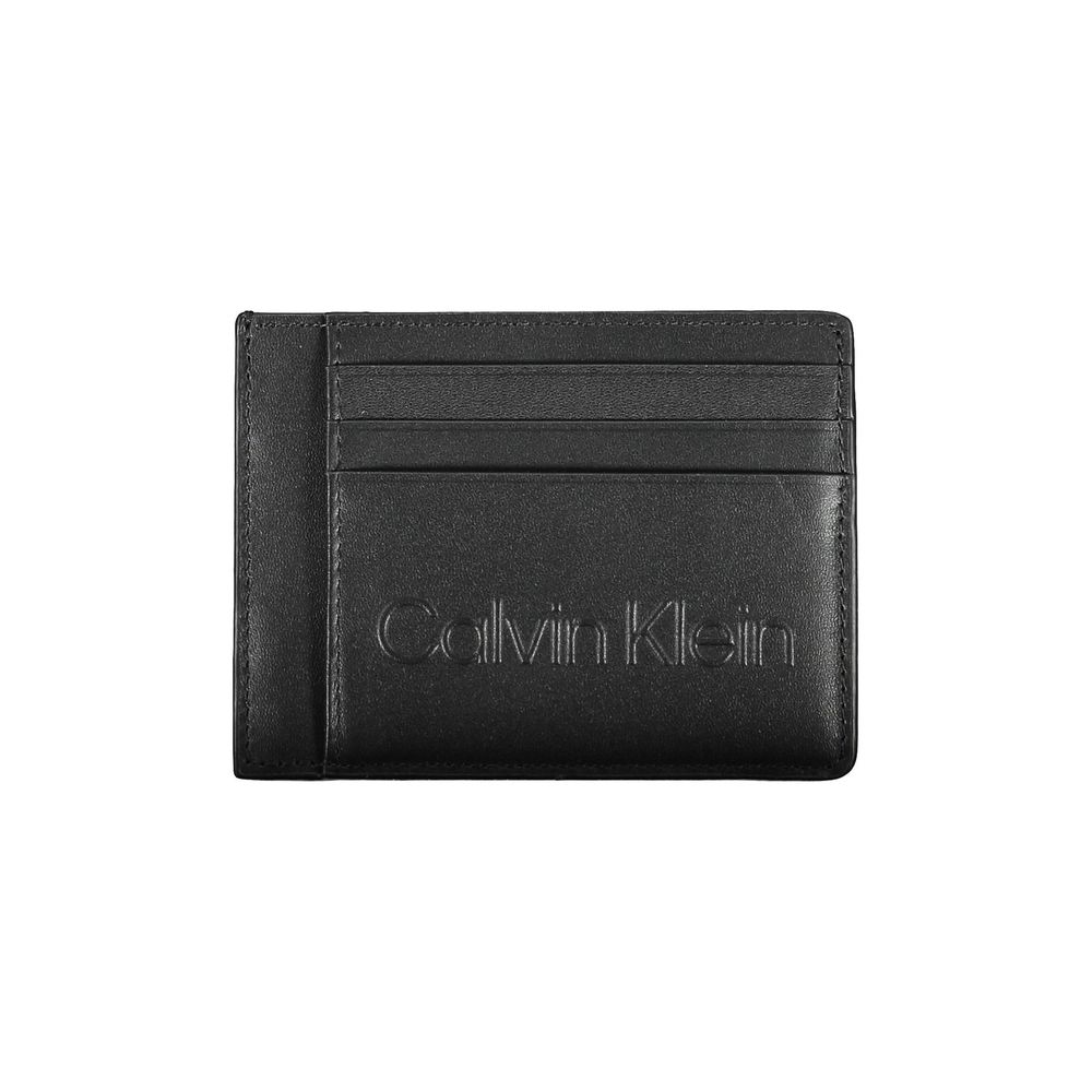 Calvin Klein Black Polyethylene Men Wallet - ClickThatClicks 