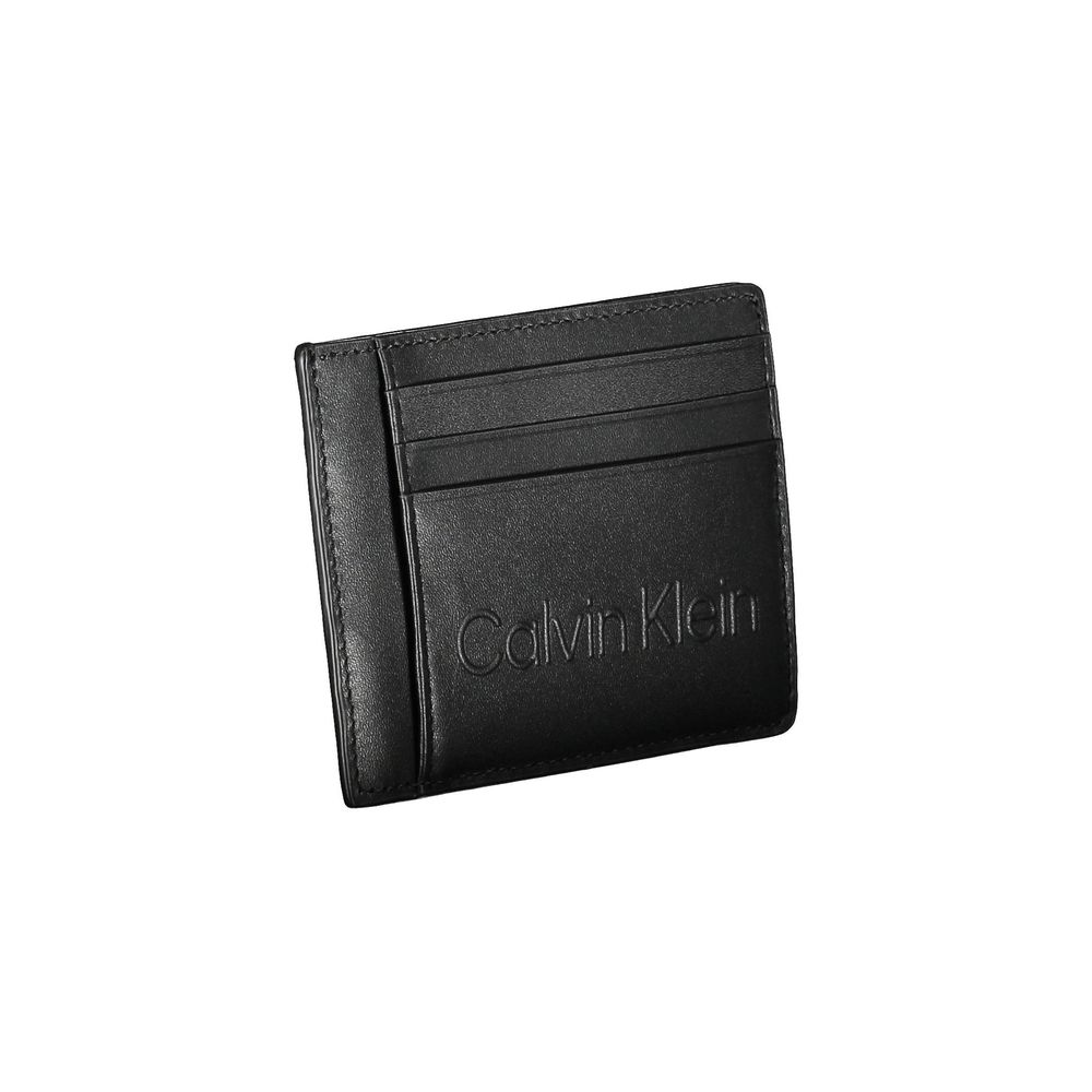 Calvin Klein Black Polyethylene Men Wallet - ClickThatClicks 