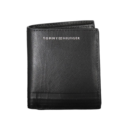 Tommy Hilfiger Black Leather Men Wallet - ClickThatClicks 