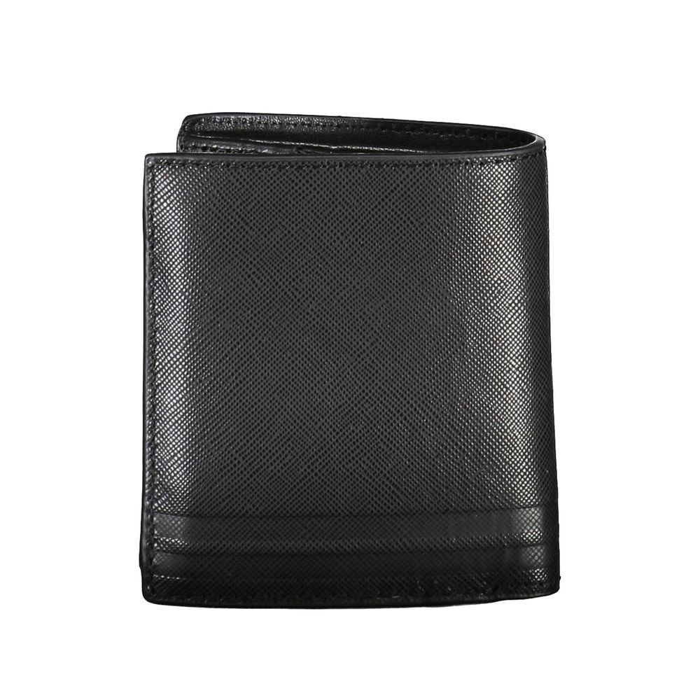Tommy Hilfiger Black Leather Men Wallet - ClickThatClicks 