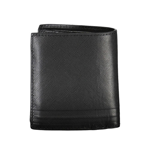 Tommy Hilfiger Black Leather Men Wallet - ClickThatClicks 