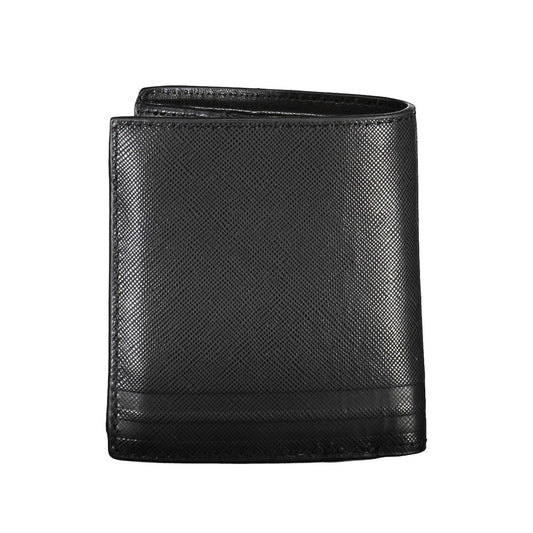 Tommy Hilfiger Black Leather Men Wallet - ClickThatClicks 