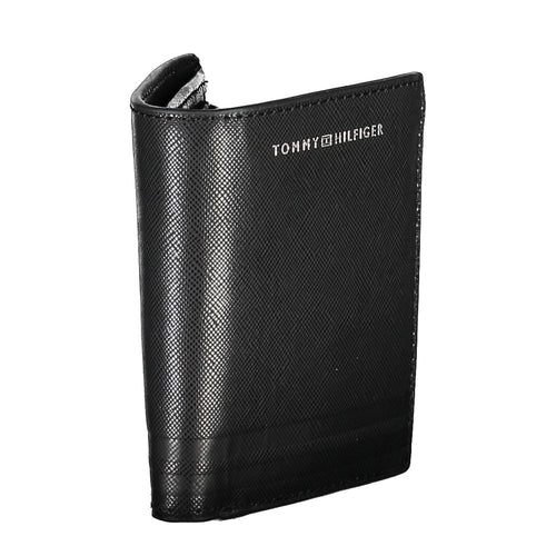 Tommy Hilfiger Black Leather Men Wallet - ClickThatClicks 