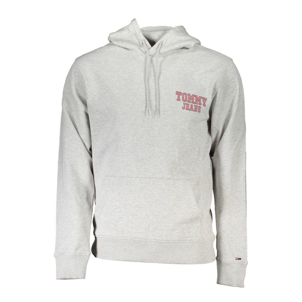 Tommy Hilfiger Grigio Cotton Men's Hoodie - ClickThatClicks 