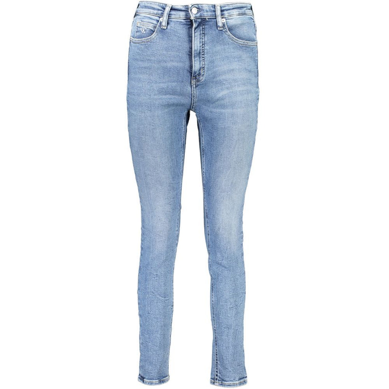 Calvin Klein Blue Cotton Women Jeans