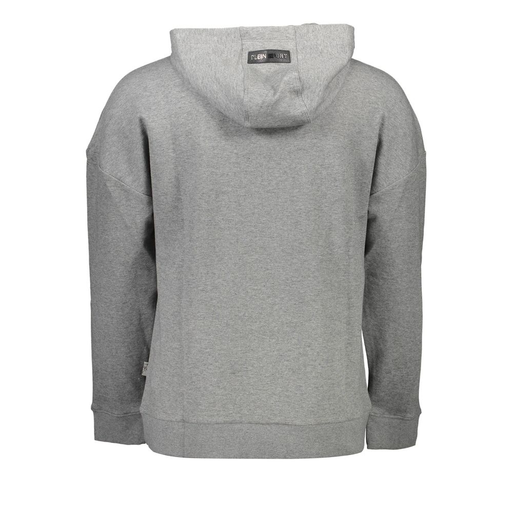 Plein Sport Grigio Cotton Men Sweatshirt - ClickThatClicks 