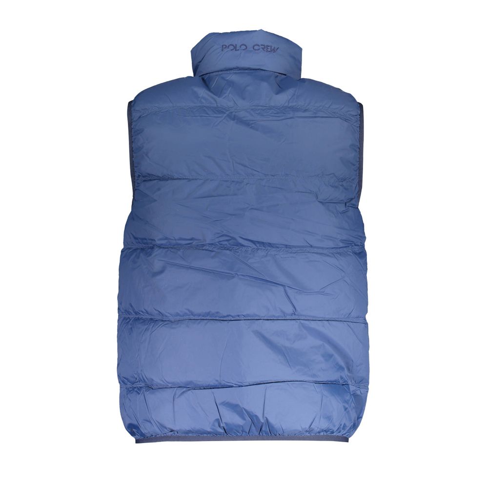La Martina Blue Polyamide Men's Vest - ClickThatClicks 