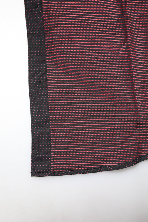 Dolce & Gabbana Maroon Jacquard Cotton GOLD Men Dress Shirt - ClickThatClicks 