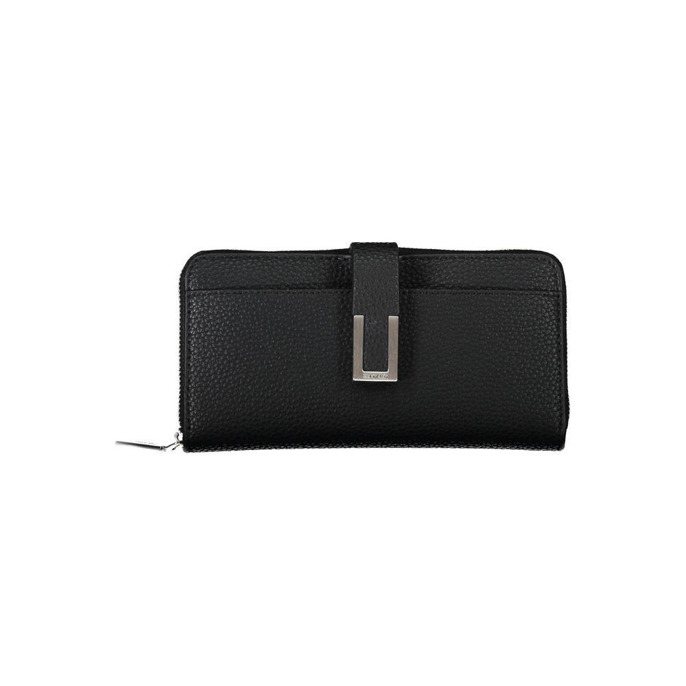 Calvin Klein Nero Polyurethane Women Wallet - ClickThatClicks 