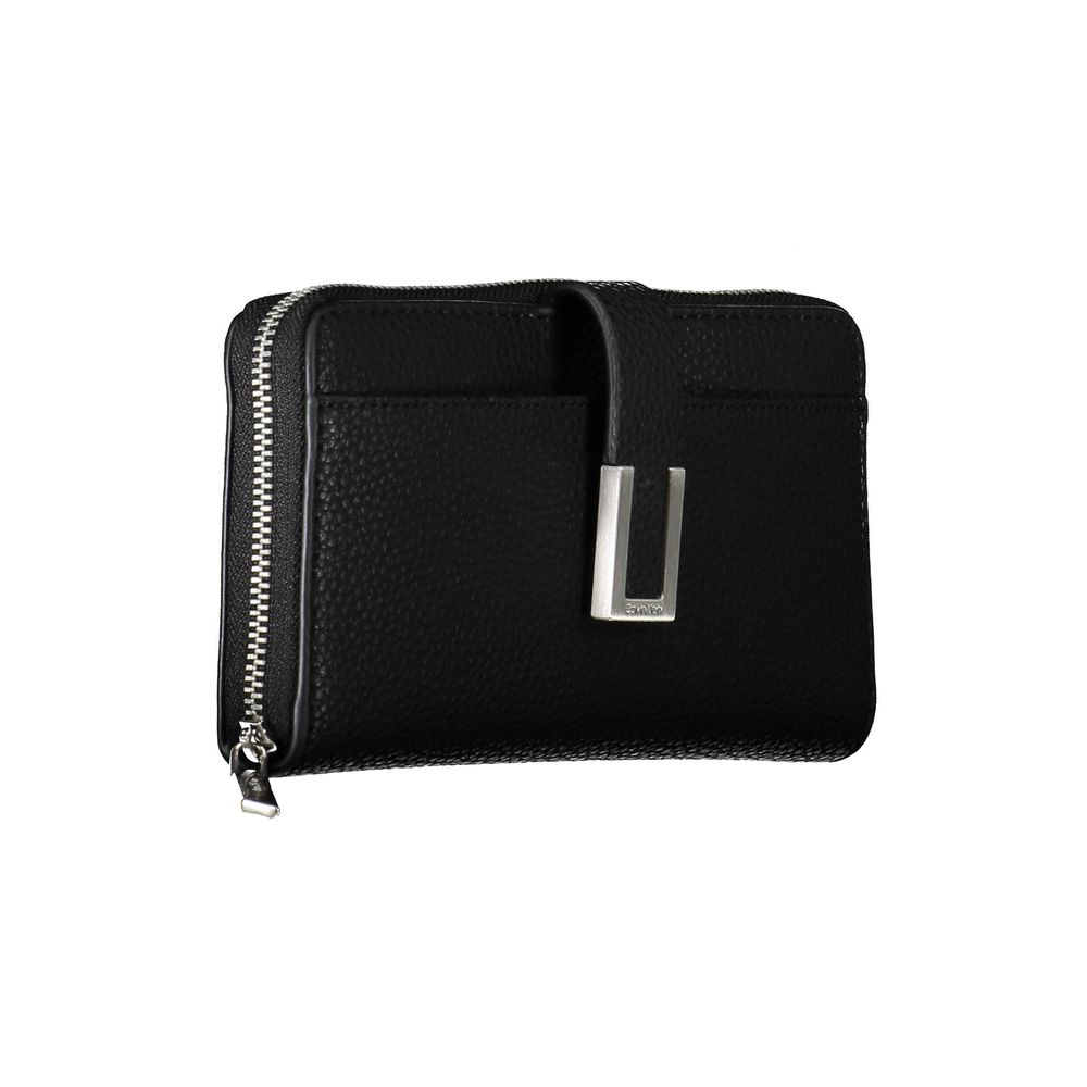 Calvin Klein Nero Polyurethane Women Wallet - ClickThatClicks 