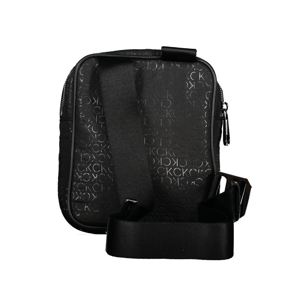 Calvin Klein Black Polyester Men Shoulder Bag - ClickThatClicks 