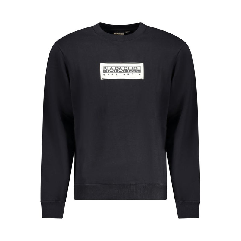 Napapijri Black Cotton Men Sweater