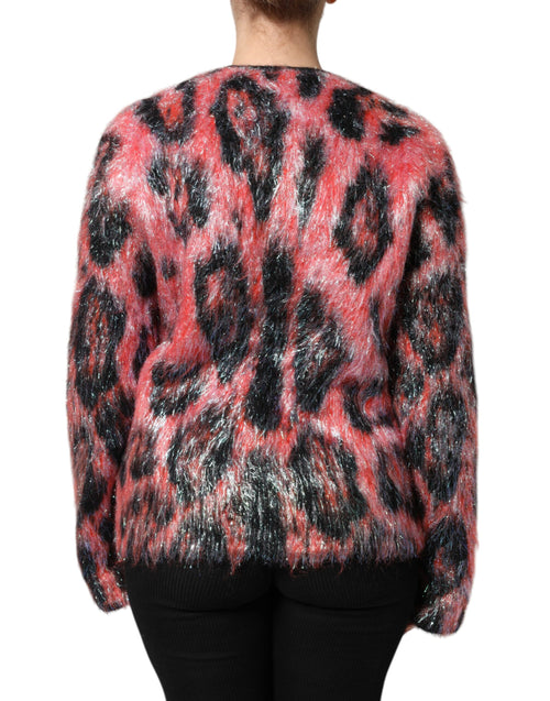 Dolce & Gabbana Red Mohair Wool Button Down Cardigan Sweater - ClickThatClicks 