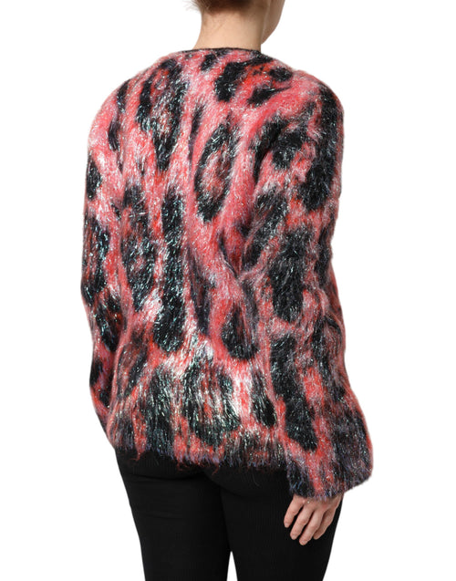 Dolce & Gabbana Red Mohair Wool Button Down Cardigan Sweater - ClickThatClicks 