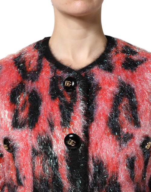 Dolce & Gabbana Red Mohair Wool Button Down Cardigan Sweater - ClickThatClicks 