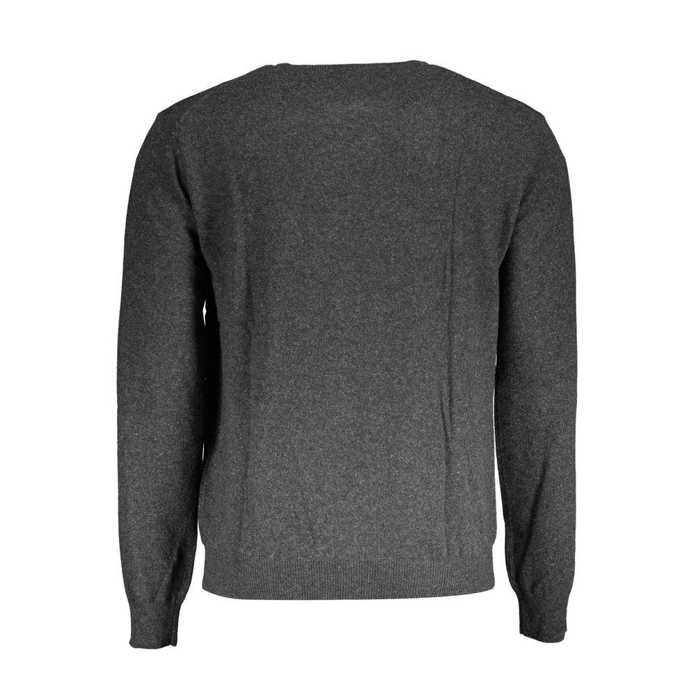 La Martina Grigio Wool Men Sweater - ClickThatClicks 