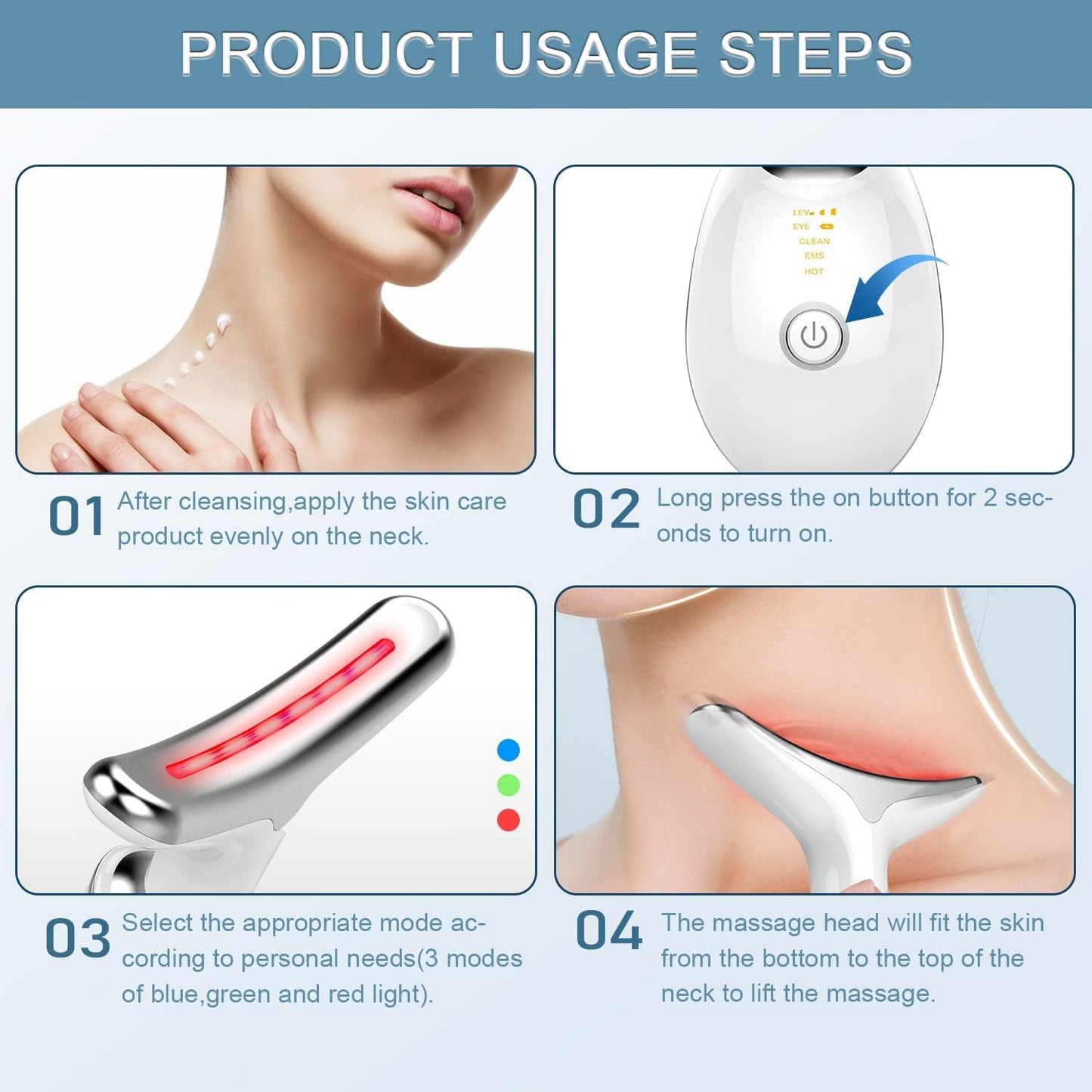 LED Photon Therapy Massager