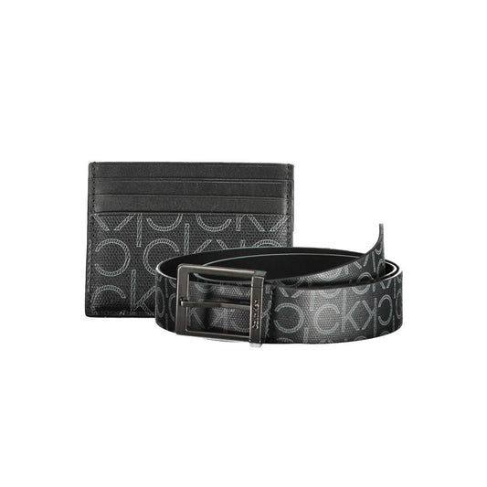 Calvin Klein Black Polyethylene Mens Wallet
