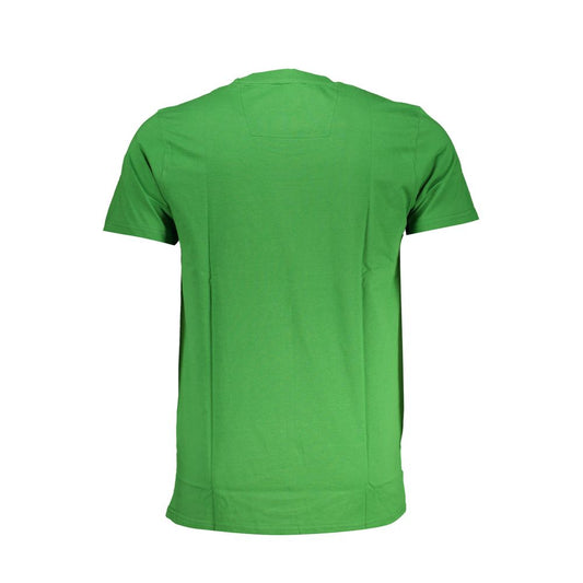 Cavalli Class Verde Cotton Men T-Shirt - ClickThatClicks 