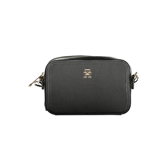 Tommy Hilfiger Black Polyester Women Handbag