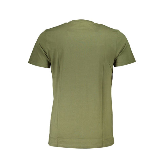 Cavalli Class Verde Cotton Men T-Shirt - ClickThatClicks 