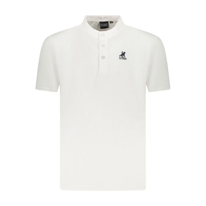 U.S. Grand Polo White Cotton Men Polo Shirt