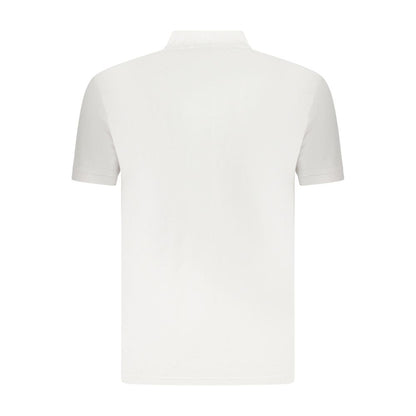 U.S. Grand Polo White Cotton Men Polo Shirt
