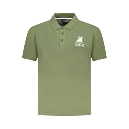 U.S. Grand Polo Green Cotton Men Polo Shirt