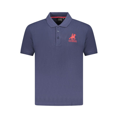 U.S. Grand Polo Blue Cotton Men Polo Shirt