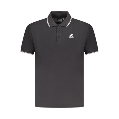 U.S. Grand Polo Black Cotton Men Polo Shirt
